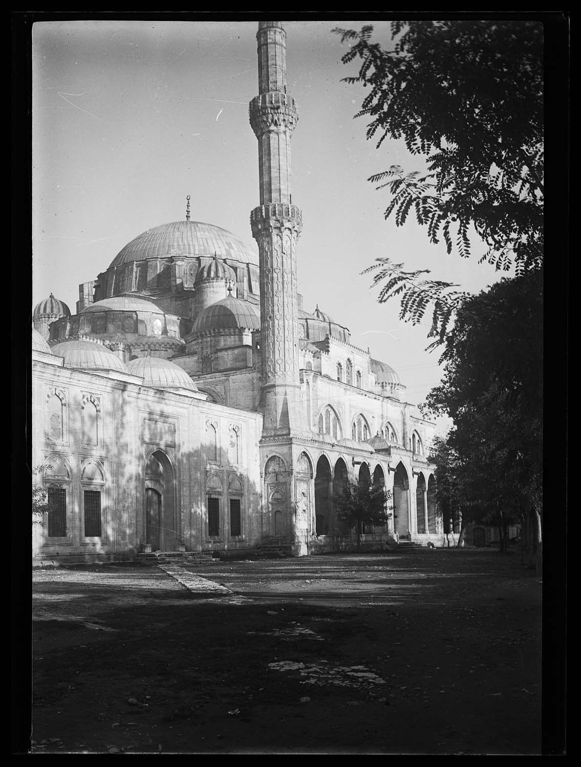 Elévation extérieure de la mosquée